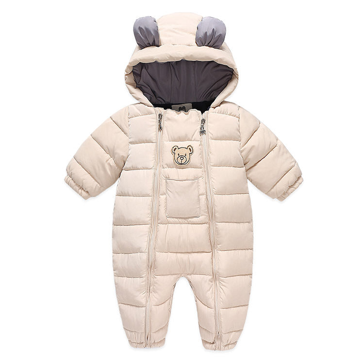 Bear Patch Snowsuit