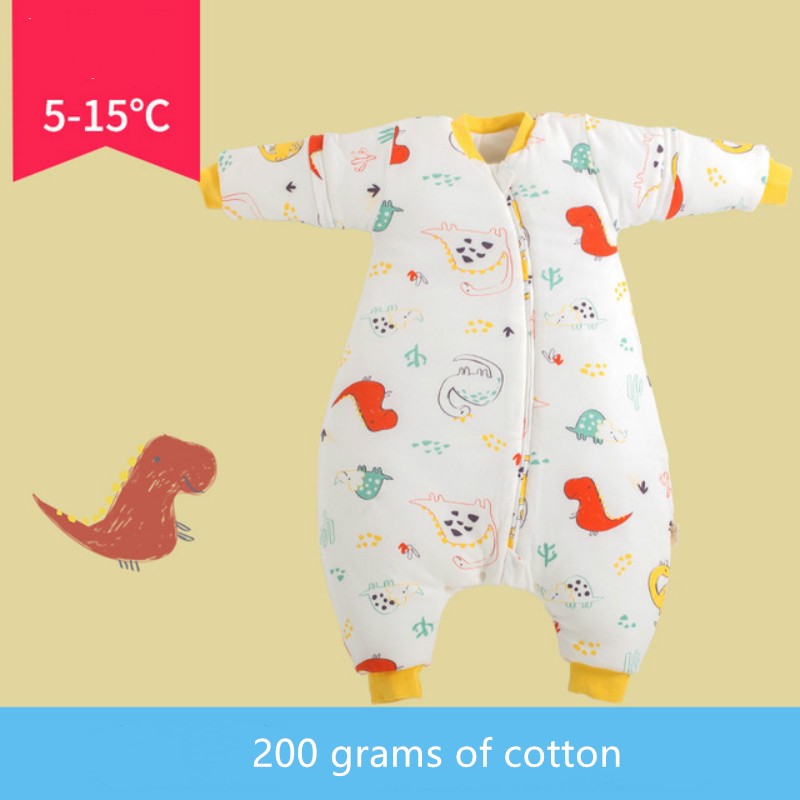 Baby autumn and winter one-piece pajamas