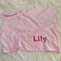 Personalised Newborn Baby Blankets Swaddling Stroller