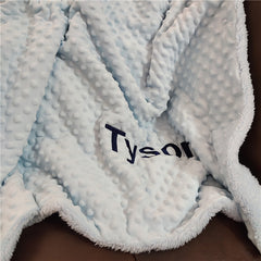 Personalised Newborn Baby Blankets Swaddling Stroller