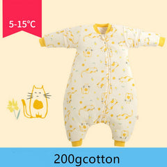 Baby autumn and winter one-piece pajamas